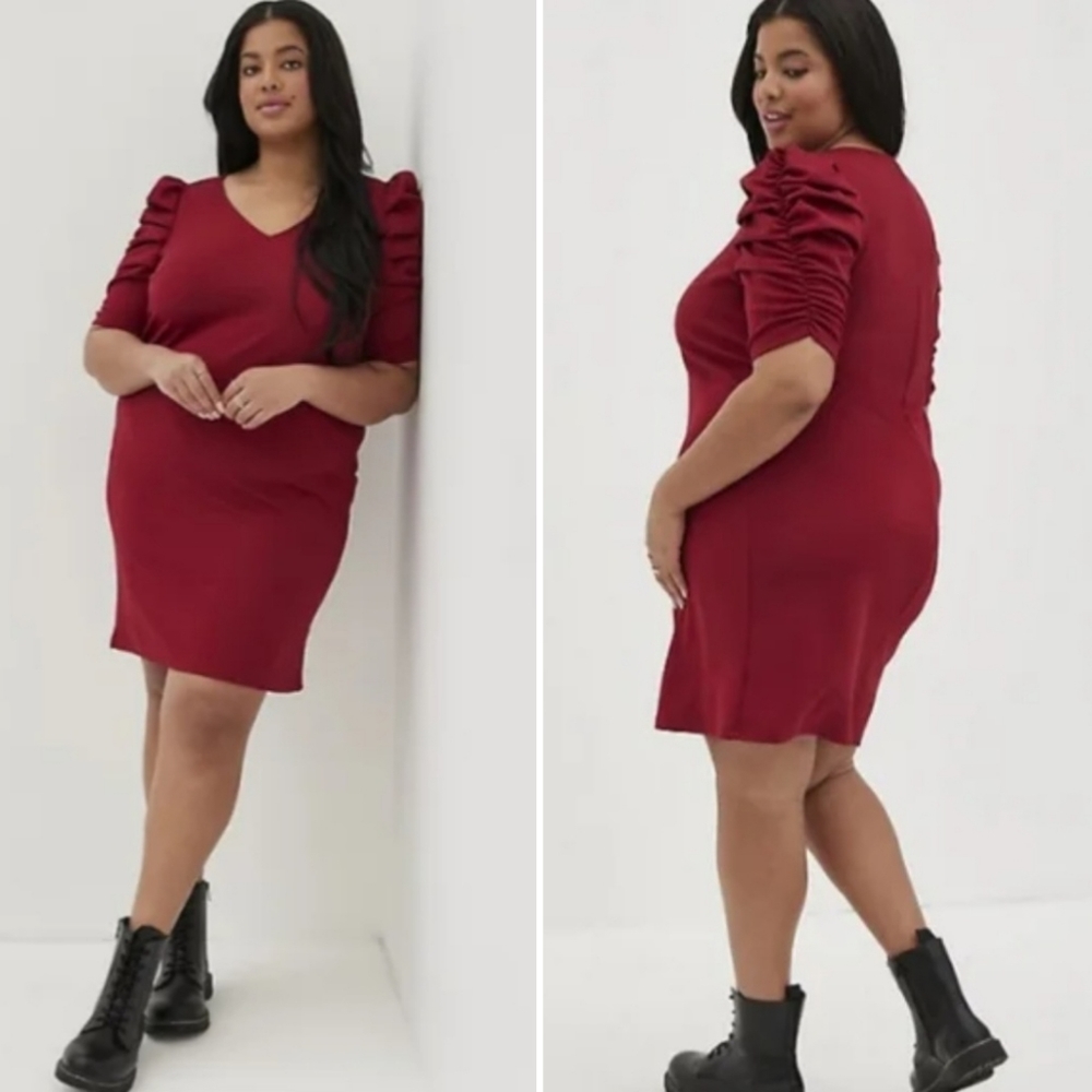 4X Classic with a Twist🌶 Midi Red Torrid Dress